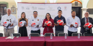 San Pedro Cholula entrega cascos gratuitos a motociclistas