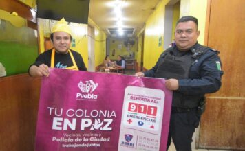 Implementa SSC operativo de protección en zonas comerciales de Puebla