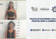 Frustran robo en tienda departamental de San Pedro Cholula