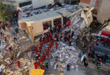 Colapsa edificio de siete plantas en Turquía; deja dos muertos