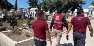 Gobierno de Puebla mantiene operativos en panteones por Día de Muertos