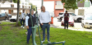 Pepe Chedraui supervisa mantenimiento en parque Las Palmas