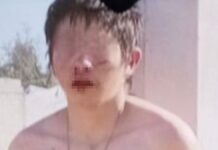 Amarran y golpean a presunto asaltante en Amozoc