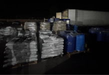 Aseguran más de 13 toneladas de químicos para drogas sintéticas en Durango