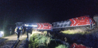 Tren de carga se descarrila en los límites de Tlaxcala e Hidalgo