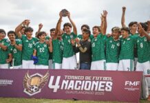 México Sub-16 se campeón del Torneo 4 Naciones en Cuautlancingo
