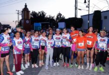 Realizan la primera Carrera de las Iglesias en San Andrés Cholula