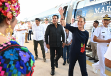 Sheinbaum inaugura estaciones de la Línea K del Tren Interoceánico
