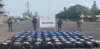 Decomisan 2.5 toneladas de cocaína en costas de Michoacán