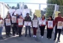 Trabajadores de Conafe en Puebla protestan por anomalías laborales