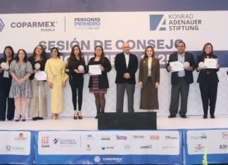 Puebla y Coparmex fortalecen ruta de crecimiento productivo