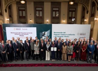 Renuevan acuerdo para mantener costo de canasta básica en 910 pesos