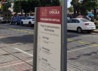 Parquímetros en San Pedro Cholula se pagarán con sistema Kigo