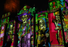 Pepe Chedraui inaugura videomapping del Día de Muertos