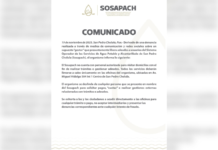 SOSAPACH alerta sobre falsos gestores que libera adeudos