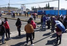 Protestas afectan movilidad en Camino al Batán, 25 Poniente y caseta de autopista