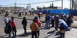 Protestas afectan movilidad en Camino al Batán, 25 Poniente y caseta de autopista