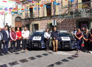 San Pedro Cholula fortalece seguridad con entrega de nuevas patrullas