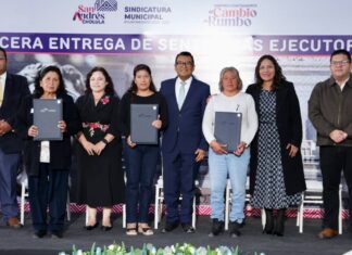 Entregan 34 sentencias judiciales en San Andrés Cholula