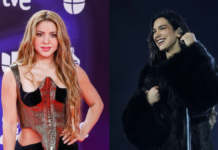 Shakira, conmovida por homenaje de Dua Lipa en Bogotá