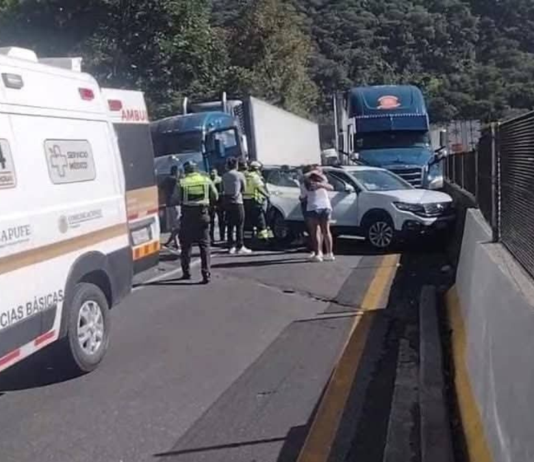 Dos accidentes en la Puebla-Orizaba dejan lesionados y daños materiales