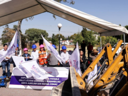 Lupita Cuautle inicia ampliación de red de agua potable en San Rafael Comac