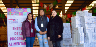 Entregan apoyos alimentarios en zonas rurales de Zacatlán