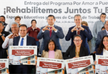 Gobierno de Puebla invierte en mejoras para 107 escuelas
