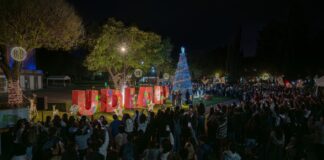 UDLAP inicia festejos decembrinos con encendido de árbol