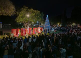 UDLAP inicia festejos decembrinos con encendido de árbol