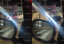 Captan a conductores realizando arrancones en el Circuito Juan Pablo II