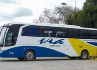 Roban con violencia a pasajeros de autobús en el túnel de Libres