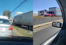 Caos vial en la autopista México-Puebla por obras simultáneas