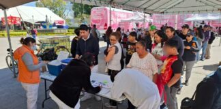 Caravana de la Mujer atiende a más de mil cholultecas con servicios médicos gratuitos