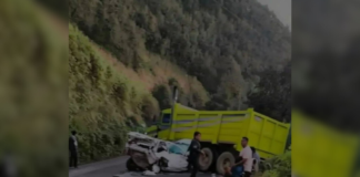 Choque en la Sierra Negra de Puebla deja una menor fallecida y tres lesionados