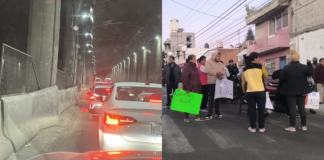 Protesta en bulevar Atlixco genera cierre de calles y caos vial