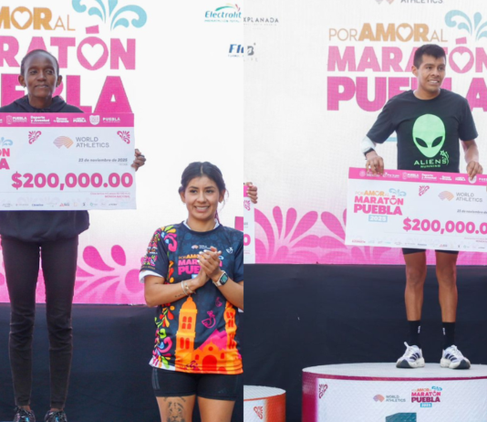 Maratón de Puebla 2025 premia el talento poblano, nacional e internacional