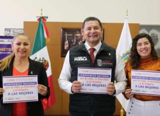 Gobierno de Puebla firma compromiso nacional para proteger a mujeres