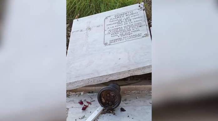 Detienen a hombre que causó daños en panteón de San Lucas Atoyatenco