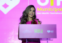 Karla González rinde primer informe de actividades del SMDIF Texmelucan