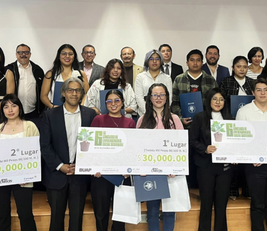BUAP premia proyectos sostenibles de estudiantes