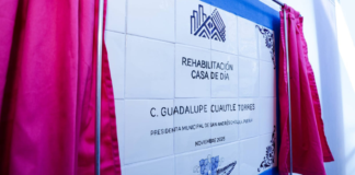 Lupita Cuautle inaugura salón de usos múltiples para adultos mayores