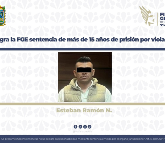 Sentencian a más de 15 años de prisión a agresor sexual en Tehuacán