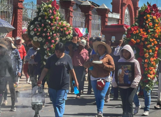 Dan último adiós a policías abatidos en Huixcolotla