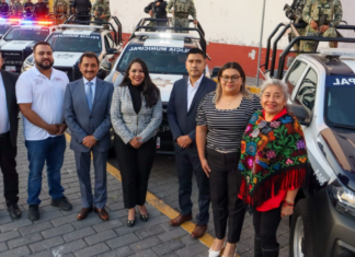 San Pedro Cholula entrega ocho nuevas unidades a la SSC