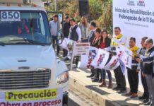 Rehabilitar la Prolongación de la 11 Sur es posible por combate al huachicol: Armenta