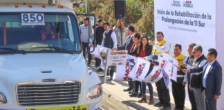 Rehabilitar la Prolongación de la 11 Sur es posible por combate al huachicol: Armenta