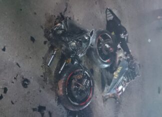 Dos jóvenes mueren en choque de motocicleta en la Puebla-Tehuacán