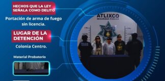 Detienen a tres personas que seguían a embarazada en Atlixco