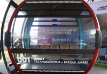 Colocan primera piedra del Cablebús en Puebla; contará con 4 líneas